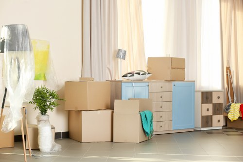 Office removals team planning a commercial move in Hounslow