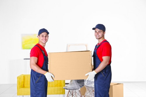 Van loading furniture for a home collection near Hounslow