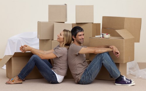 Packing and loading domestic furniture for a home move in Hounslow