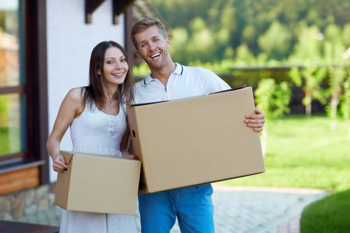 Hounslow removals van helping with residential and commercial transport